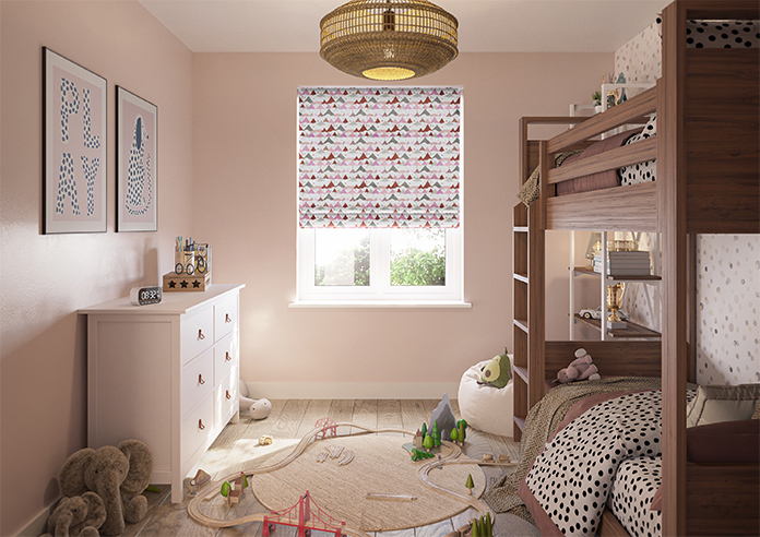 Cloudy Peaks, Petal - Roman Blind - Image 8